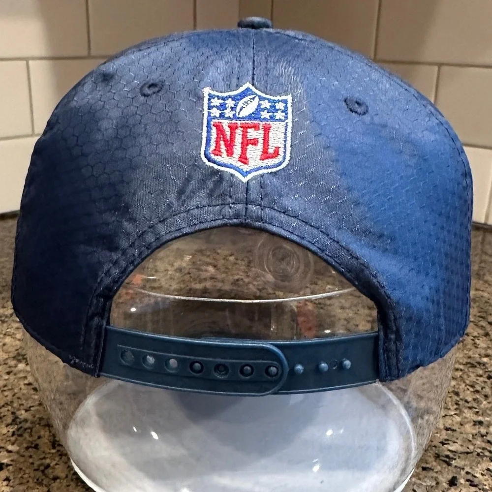 New England Patriots New Era 9FIFTY Snapback Hat OSFM Navy Blue‎ Polyester